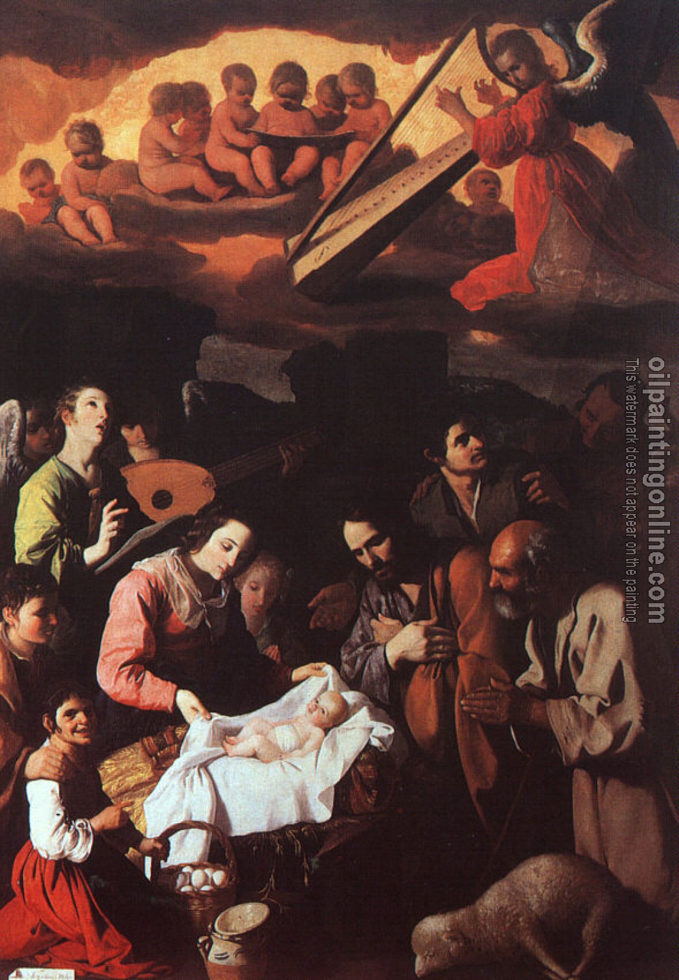 Zurbaran, Francisco de - The Adoration of the Shepherds